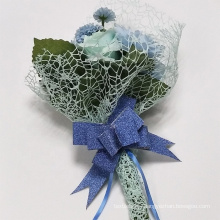 Weddings Decoration roll packing Flower wrapping material Spider mesh fabric